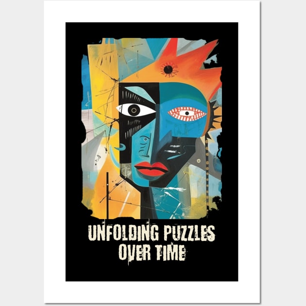 Unfolding Puzzles Over Time style by Picasso Wall Art by Ws Digiart